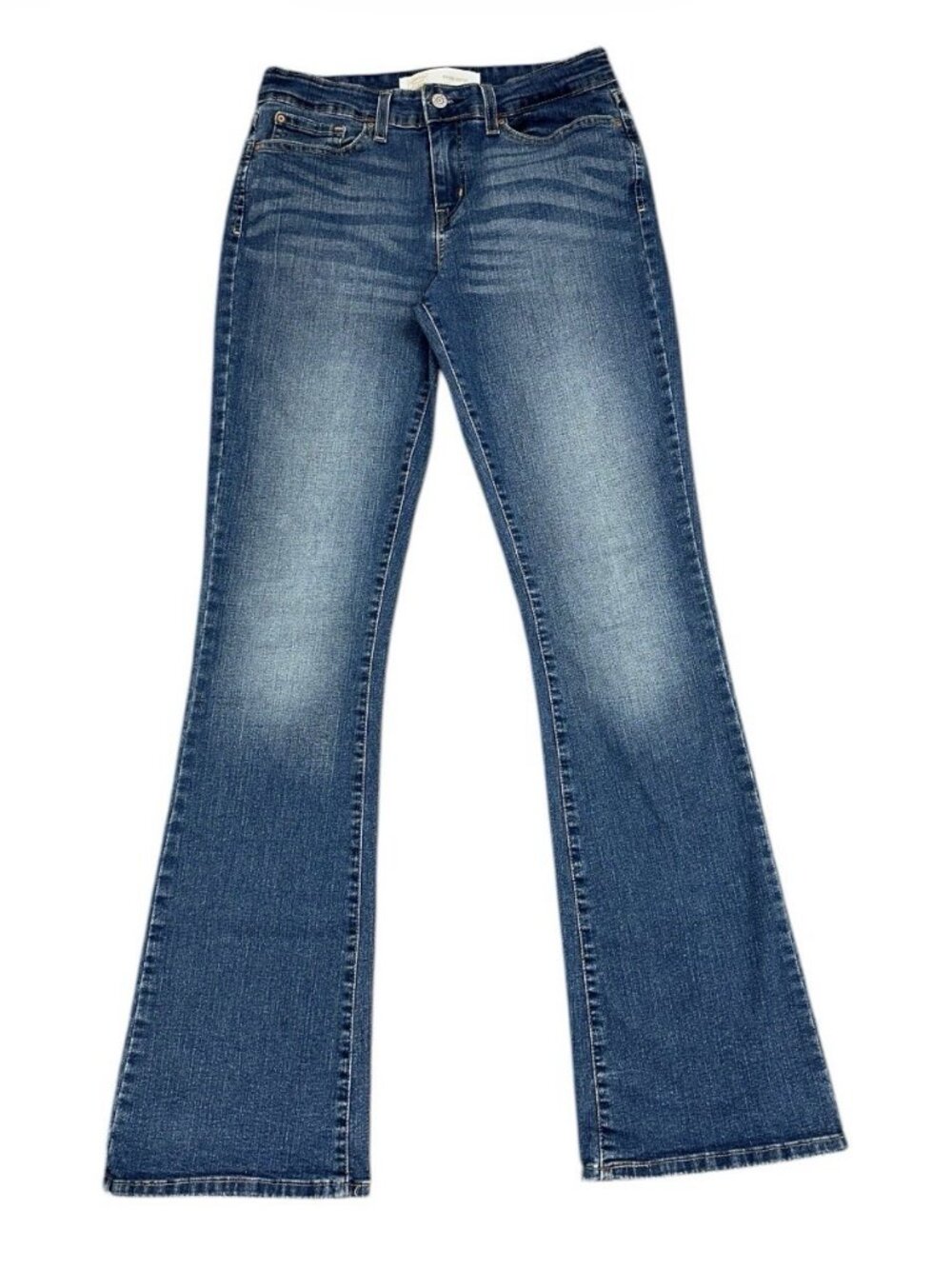 Signature by Levi Strauss Women’s Mid Rise Bootcut Jeans Size 8L  W29 L34